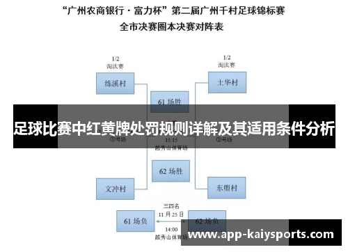 足球比赛中红黄牌处罚规则详解及其适用条件分析